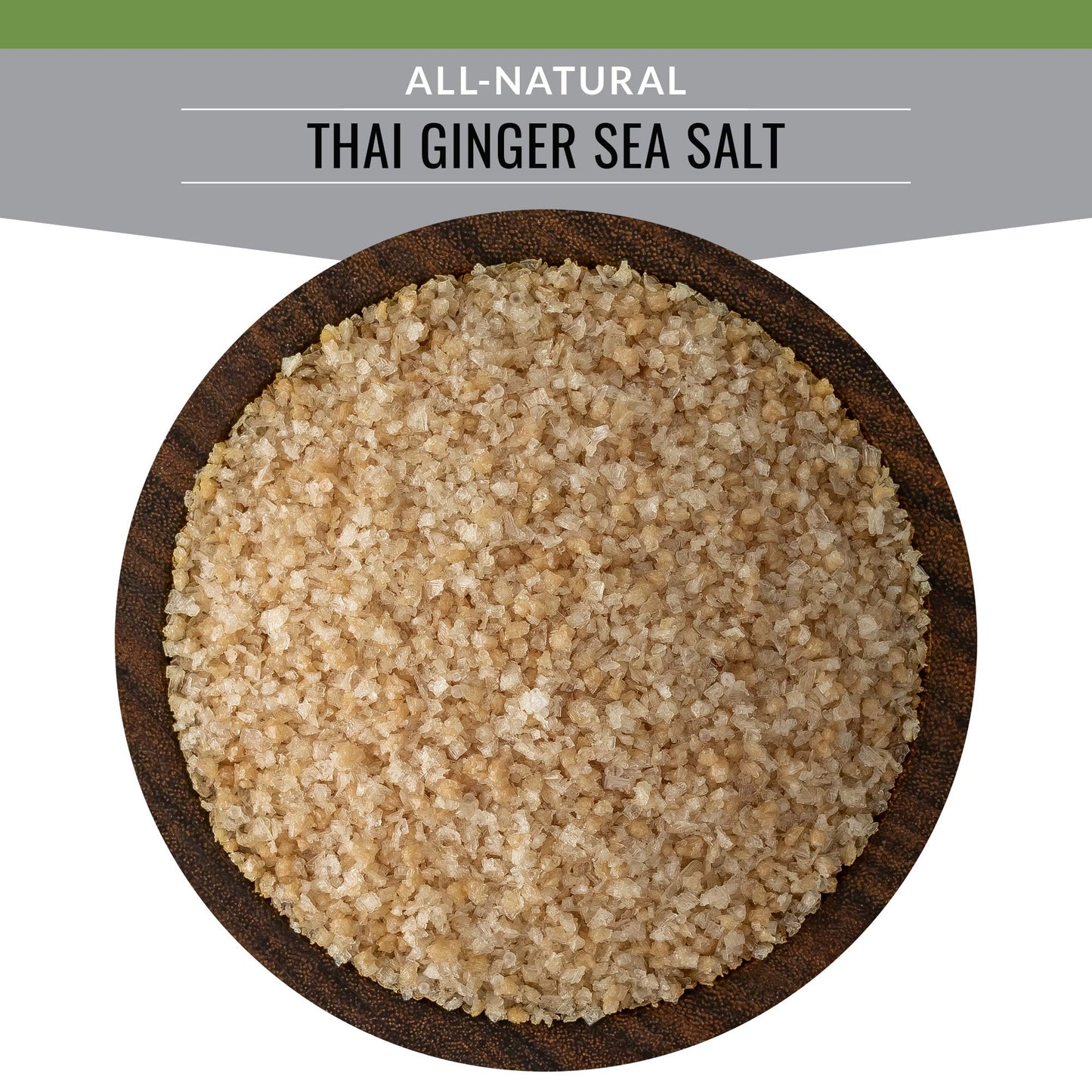 SaltWorks Artisan Salt Fusion Thai Ginger Sea Salt, 3 Ounce Zip-Top Pouch, Yellow to Golden Brown