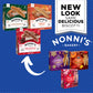 Nonnis Holiday Italian Biscotti Cookies - 3 Boxes Christmas Cookies - Dark Chocolate Peppermint Cookies, Gingerbread Cookies &