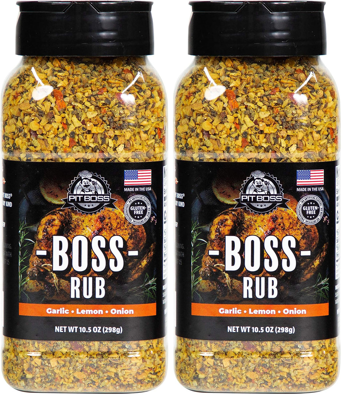 Pit Boss 40320 Boss Rub Grill Spices, 10.5 Ounce (Pack of 2), Multicolored
