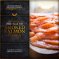 New Yorks Delicacy Smoked Salmon Nova, Pre-Sliced, 3 x 8 Oz, Gluten Free, Kosher, High in Omega 3, All Natural