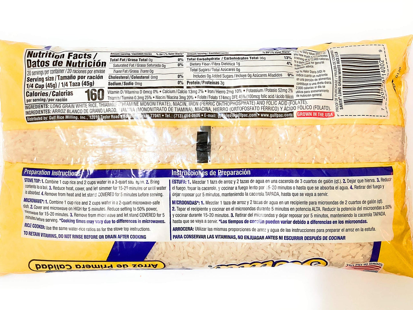 Sarita Enriched Premium Long Grain Rice