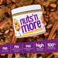 Nuts N More Cinnamon Raisin Almond Butter Spread, All Natural Keto Snack, Low Carb, Low Sugar, Gluten Free, Non-GMO, High Protei