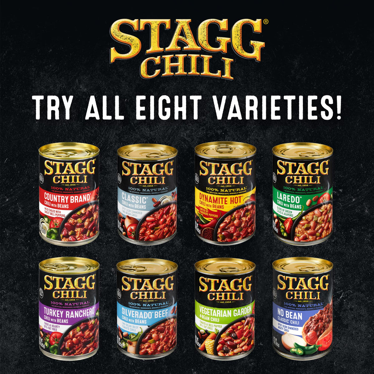 STAGG Laredo Chili With Beans, 15 Oz (Pack of 6)