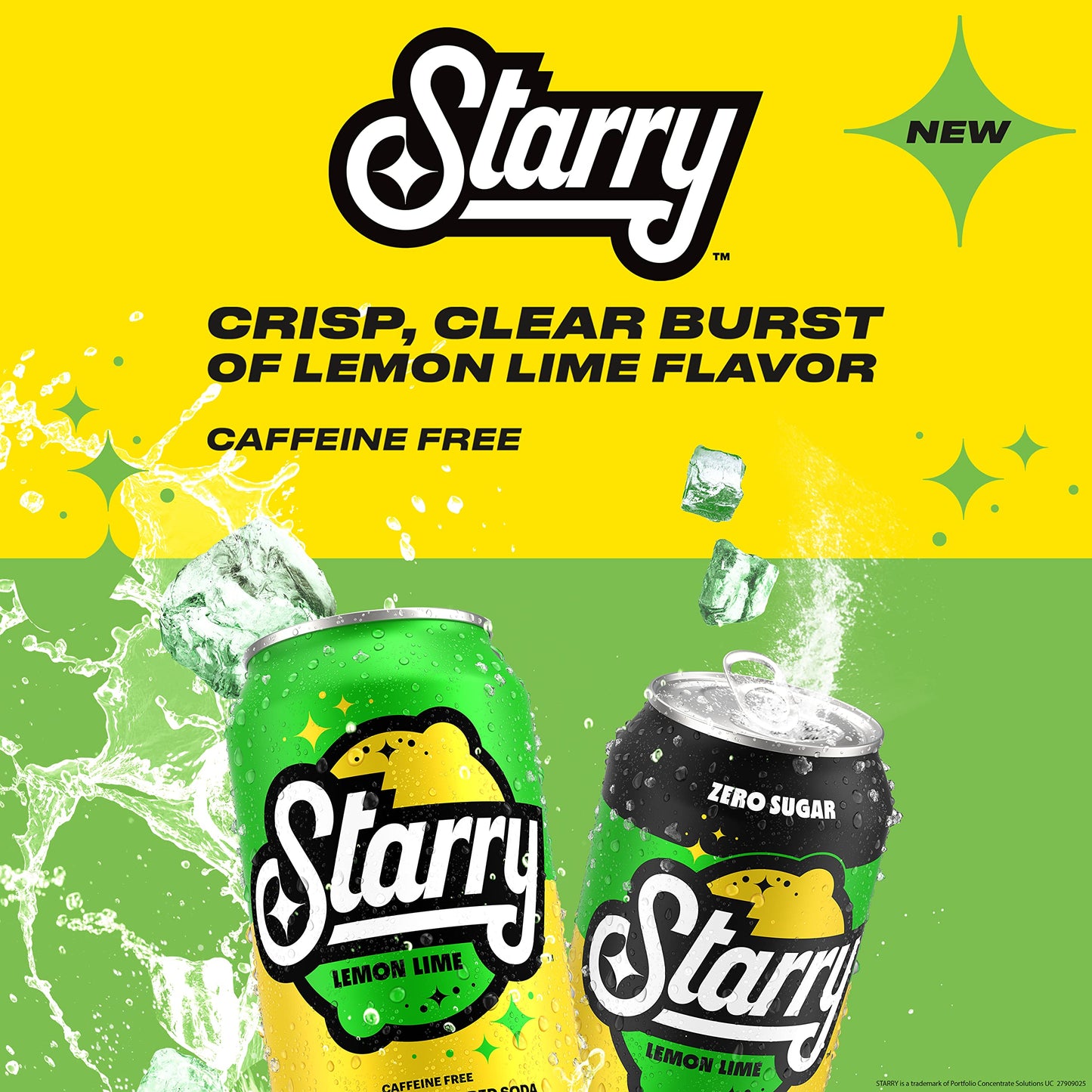 Starry Lemon Lime Mini, 7.5 Fl Oz Cans, 10 Pack