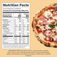 Keto Pizza Crust Zero Carb Mix - Keto and Gluten Free Pizza Baking Mix  Vegan - 0g Net Carbs Per Slice - No Erythritol  Easy to Make - No Nut Flours - No Sugar fermented-style flavors - Makes 1 Pizza (8.4oz Mix)