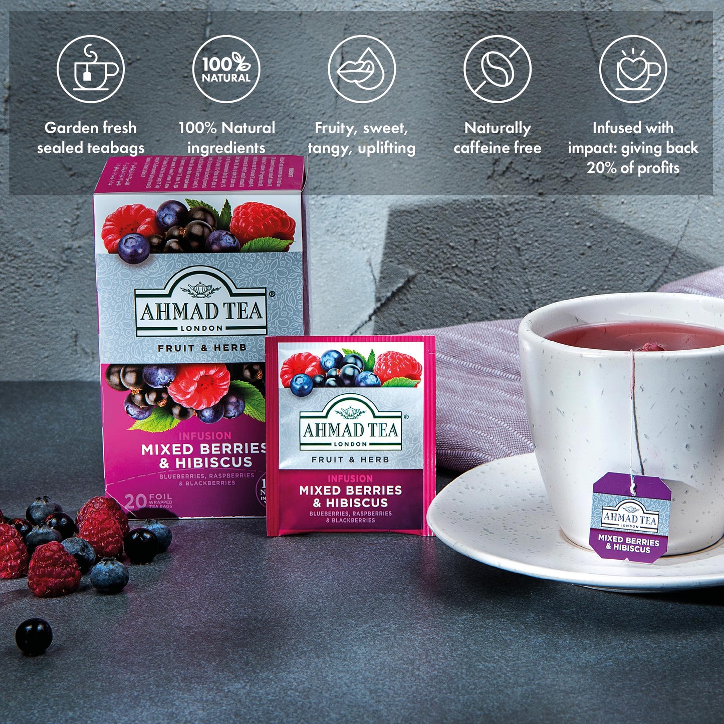 Ahmad Tea, Mixed Berries & Hibiscus
