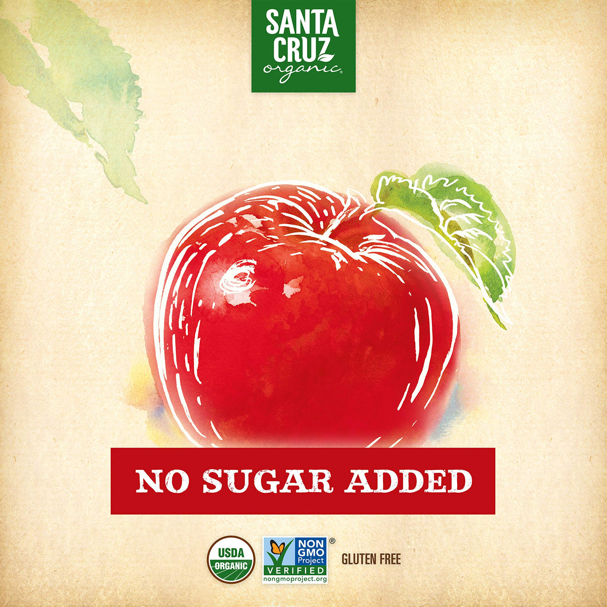 Santa Cruz Organic Apple Sauce, 6-4 Ounce Cups (Pack Of 4)