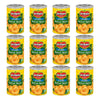 Del Monte Lite Apricot Halves in Extra Light Syrup, Canned Fruit, 15 oz Can (12 Pack)