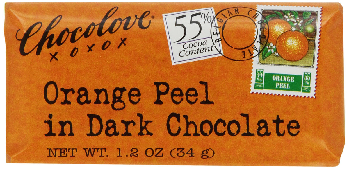 Chocolove Orange And Dark Chocolate Mini Bar, 1.2-Ounces (Pack Of 12)