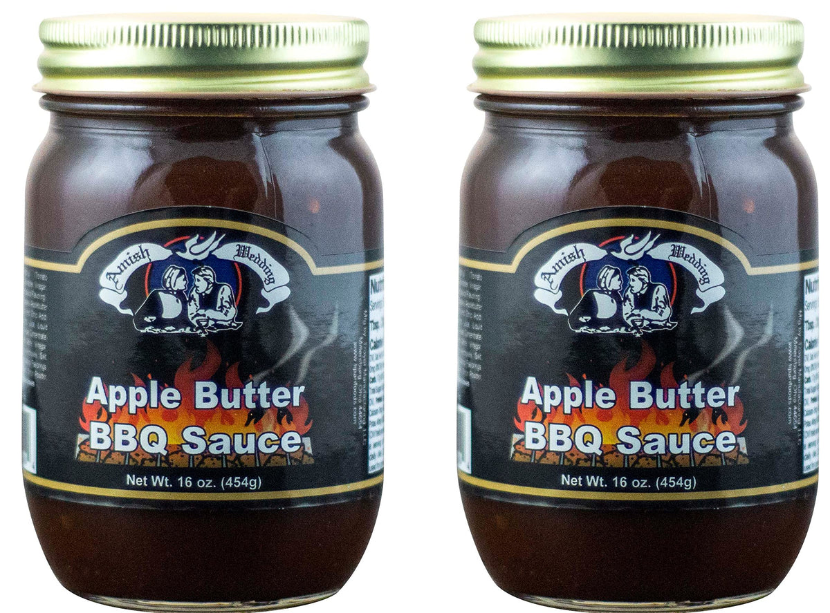 Amish Wedding Apple Butter Bbq Sauce 15 Ounces (Pack Of 2)