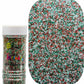 SE Si&Moos Red Green and White Sanding Sugar Sprinkles Red Green Sprinkles Sugar Rimmer for Cocktails, Christmas Cookie Decorati