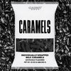 Candy Envy - Individually Wrapped Caramels - Black Wrapper - 2 Pound Bulk Black Candy