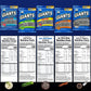 Giants Sunflower Seeds Variety Pack - Flavored Sunflower Seeds To Eat, Sunflower Seeds Bulk, Dill Pickle, Bacon Ranch, Salt & Pe