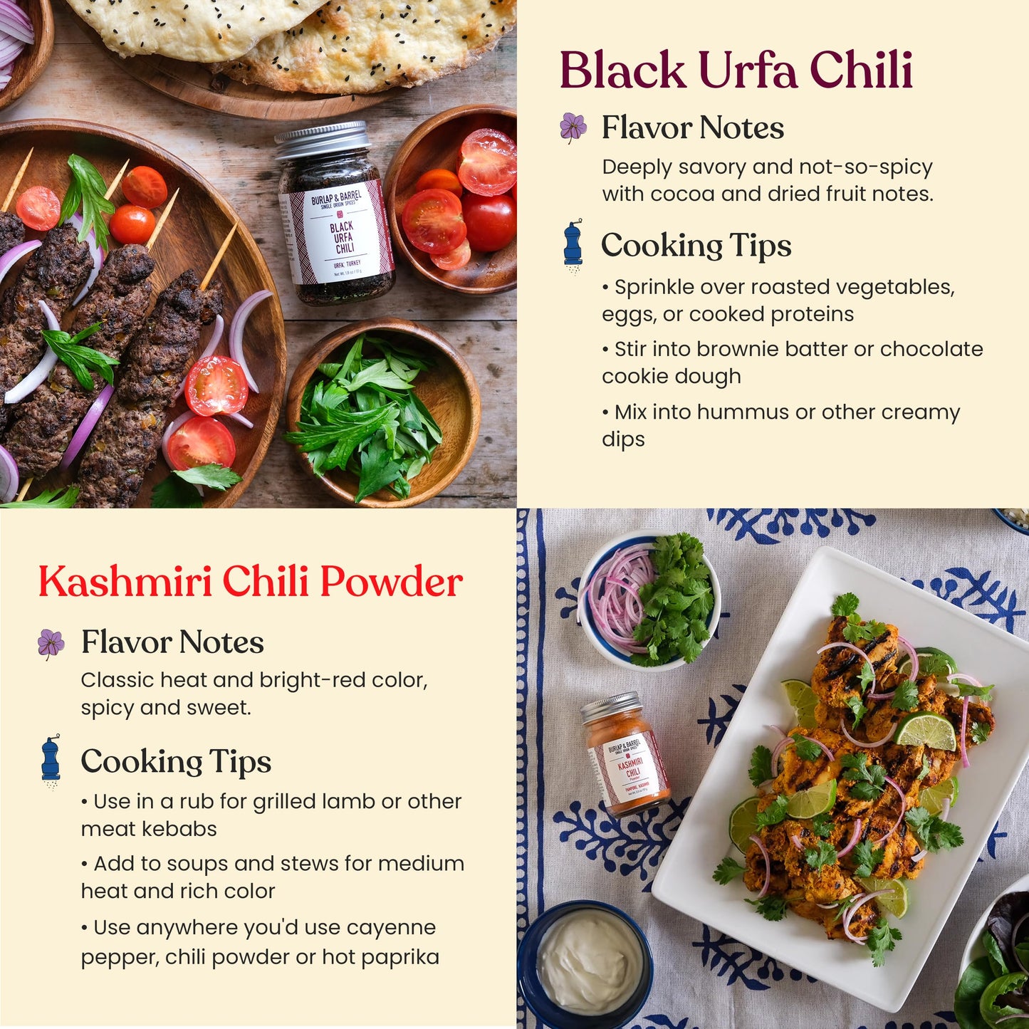 Burlap & Barrel Chili 6-Pack Gift Set - As Seen On Shark Tank - 6 Of Our Favorite Chilis From Around The World- Includes Mild, Medium & Hot Chilis - Kitchen Gift For Cooks - 6 Full Size Jars