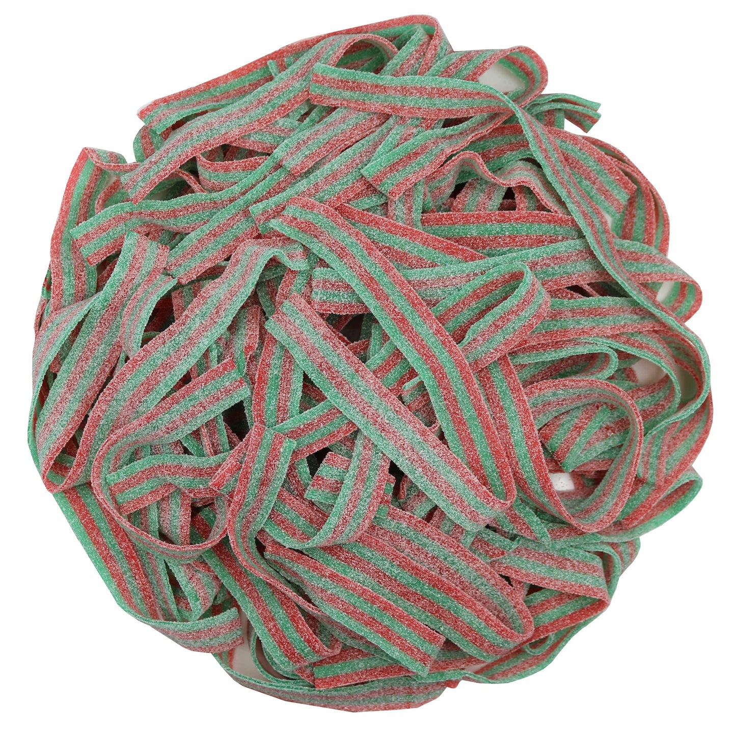 All Color Sour Gummy Belts (Strawberry Apple, 1 Lb)