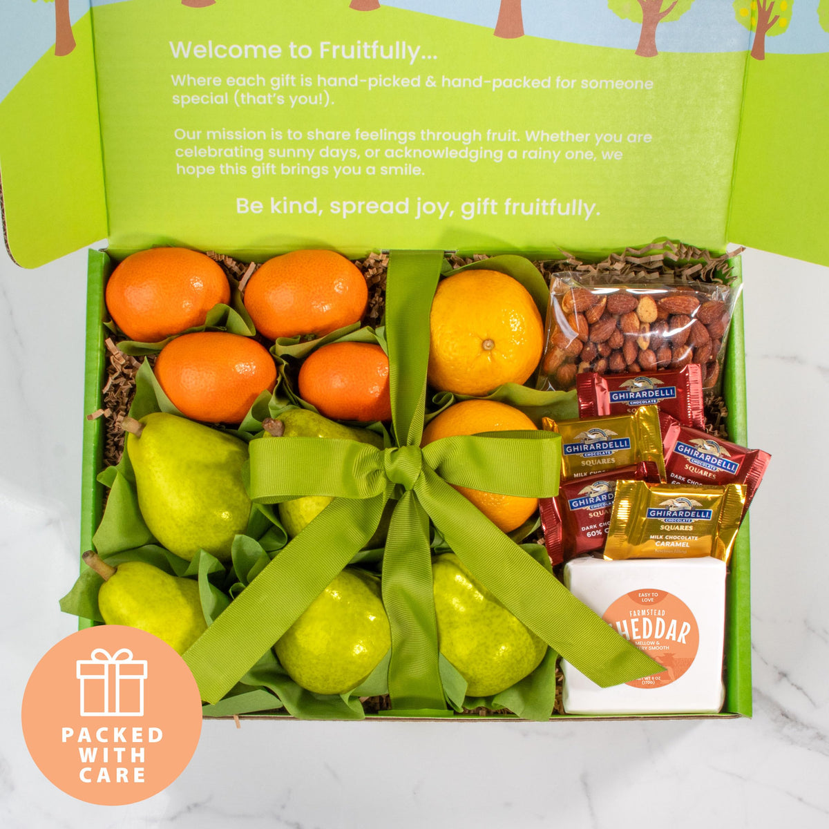 A Gift Inside Harvest Favorites Fruit and Gourmet Gift Box