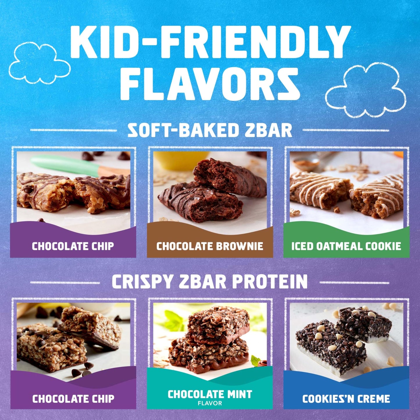 Zbar And Zbar Protein - Variety Pack - Made With Organic Oats - Non-Gmo - Soft-Baked Energy Snack Bars And Crispy Protein Bars (16 Pack)