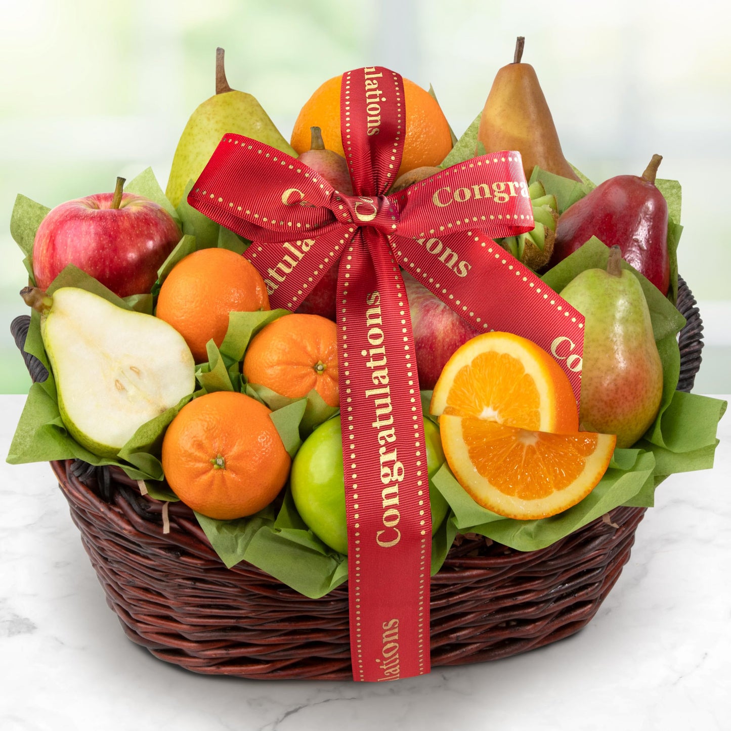 A Gift Inside Congratulations California Bounty Fruit Gift Basket