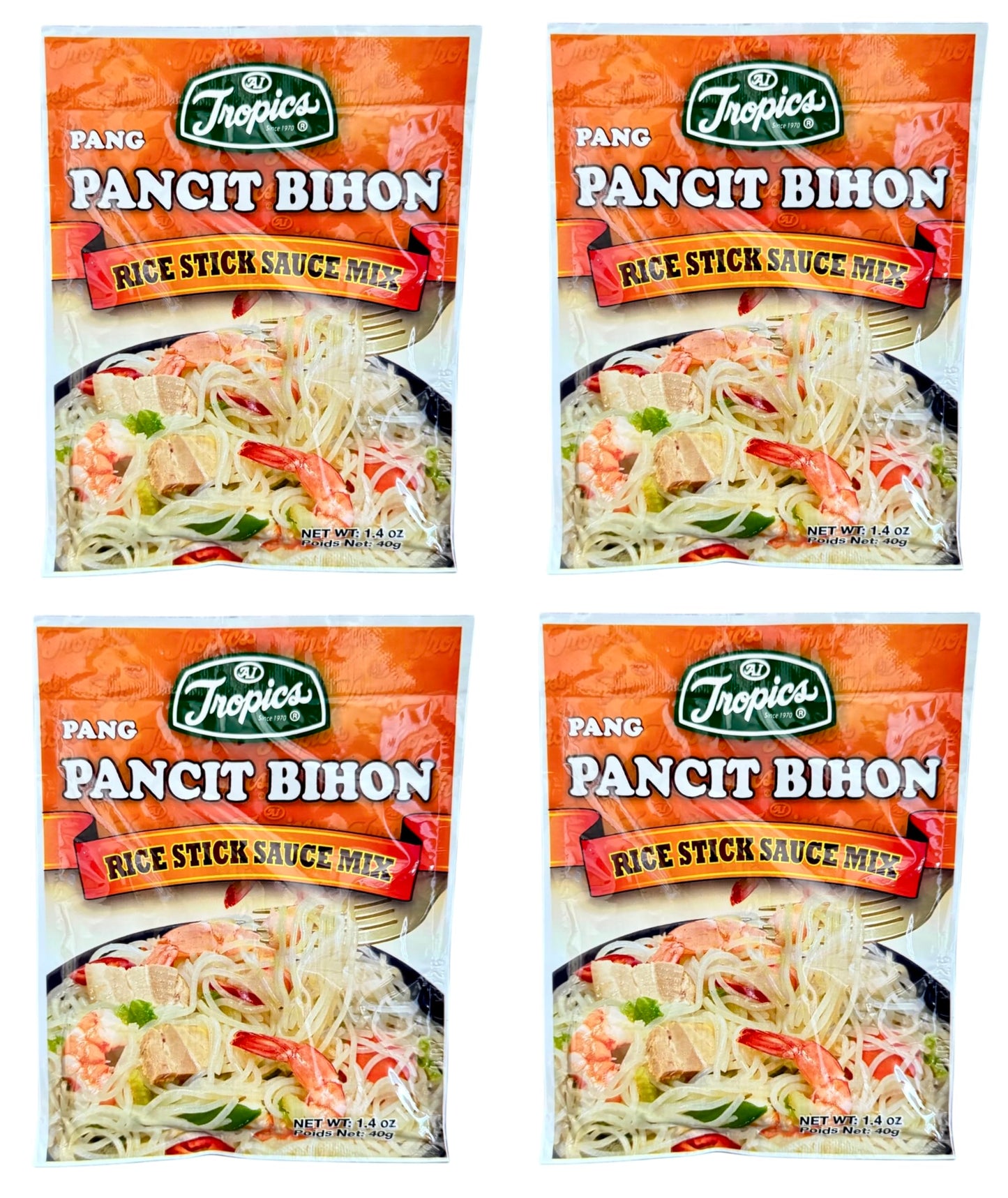 AquaNation Listing For Tropics Pancit Bihon Rice Stick Sauce Mix, 1.4 oz - Filipino Stir Fry Noodle Seasoning for Authentic Panc
