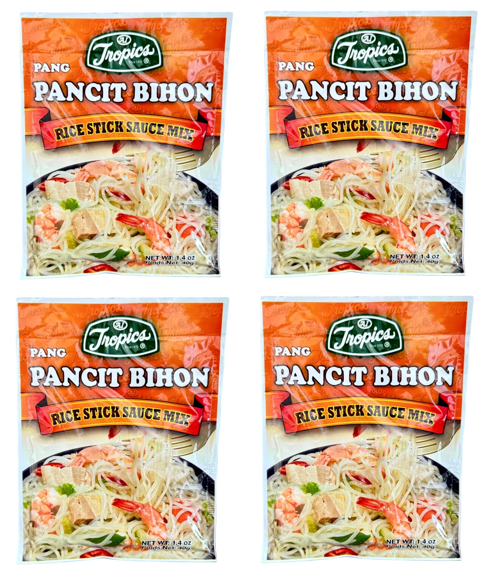 AquaNation Listing For Tropics Pancit Bihon Rice Stick Sauce Mix, 1.4 oz - Filipino Stir Fry Noodle Seasoning for Authentic Panc