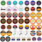 Crazy Cups Premium Bold Dark Roast Coffee Variety Pack, 50 Count