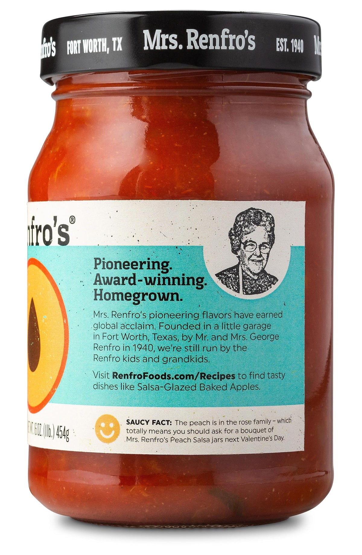 Mrs. Renfros Peach Salsa - Gluten Free (16-Oz. Jars, 4-Pack)