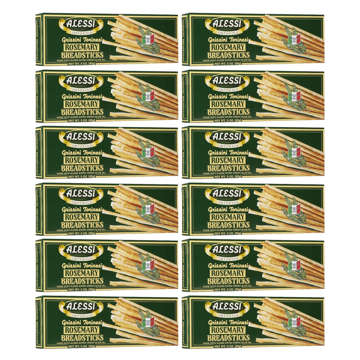 Alessi - Breadsticks Rosemary - Case Of 12 - 3 Oz