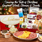 Christmas Gift Basket  Meat and Cheese Gift Baskets for Men and Women - Delicious Condiments with Dubai Chocolate  Charcuterie Food Gift Basket  Christmas Food Gifts in Christmas Gift Box (12-item Bundle)