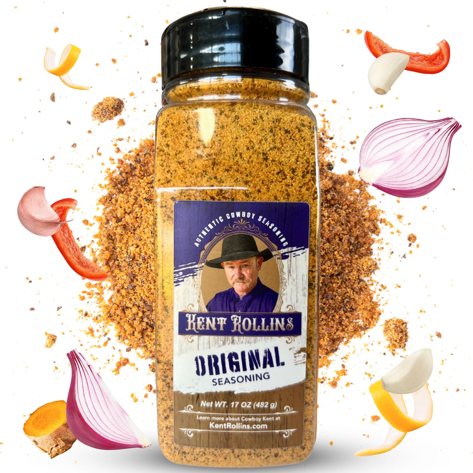 Kent Rollins Original Seasoning 17 Ounce - All-Purpose Flavor Enhancer