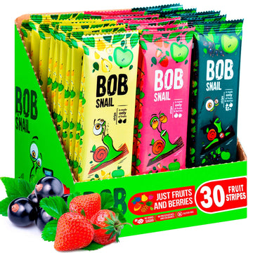 Snacks Variety Pack - 30 Healthy Individual Packs For Kids Adults With Natural Strawberries Blackcurrant Apple And Pear Gluten-F