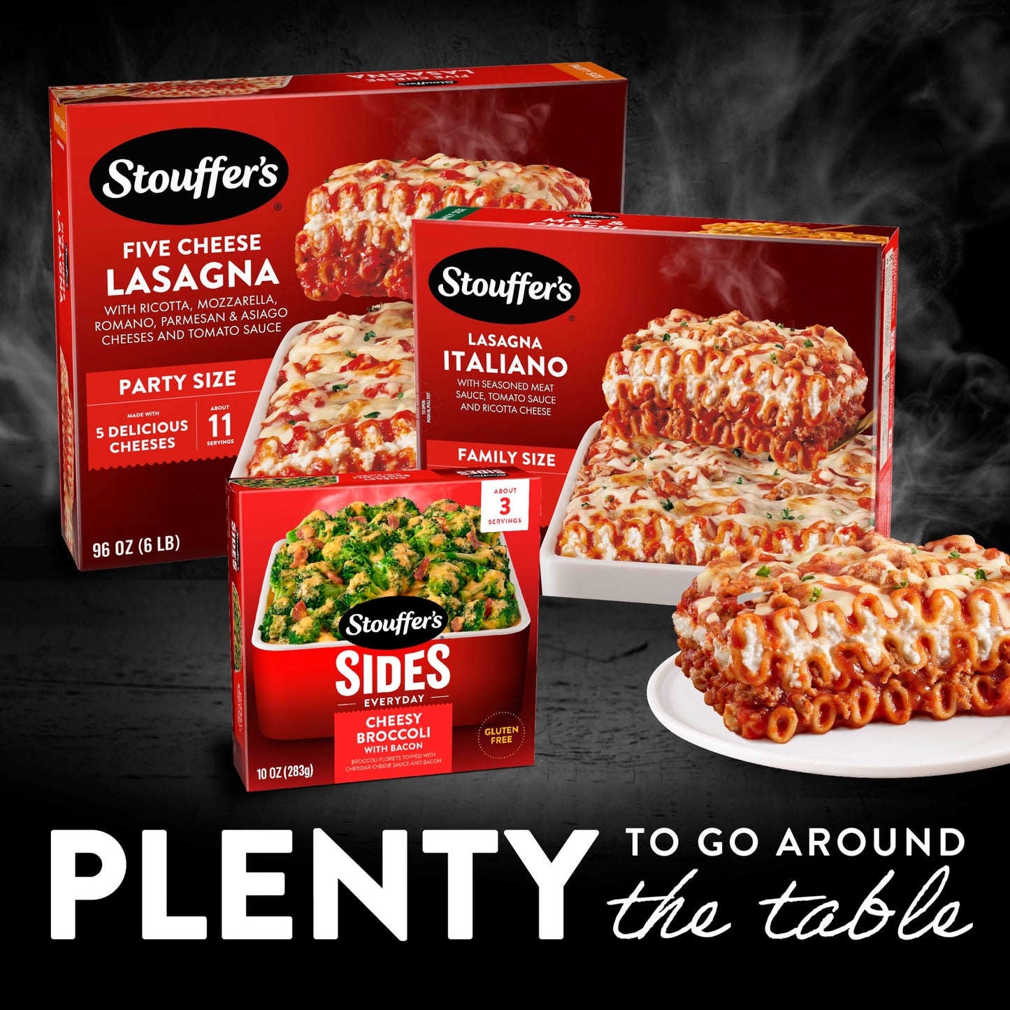 Stouffers Family Size Lasagna Italiano Frozen Meal, (14331)