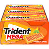 Trident Sugar-Free Chewing Gum, Mega Tropical Twist, 9 Packs of 10 Pieces, Orange, Model VC-a4-91213