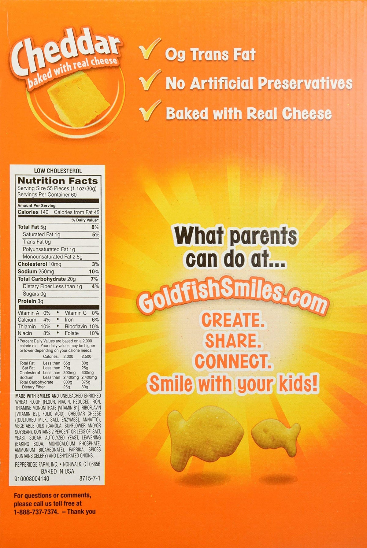 Pepperidge Farm Baked Goldfish Crackers - 66Oz (4.1 Lbs)
