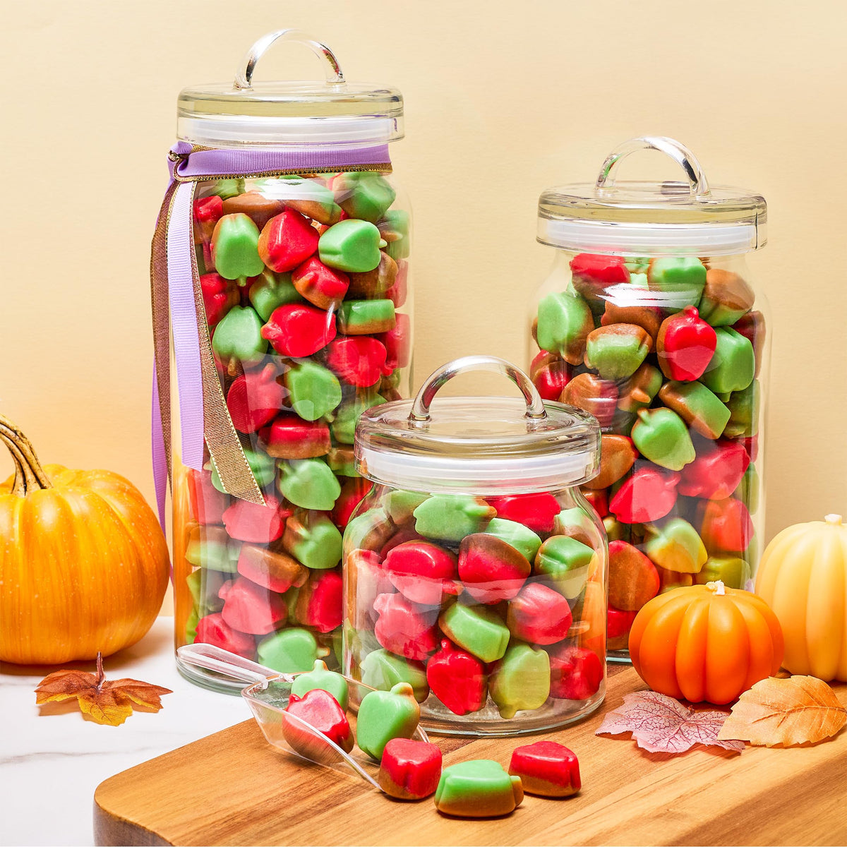 Brachs Mellowcreme Caramel Apples, Halloween Candy, 9 oz Bag