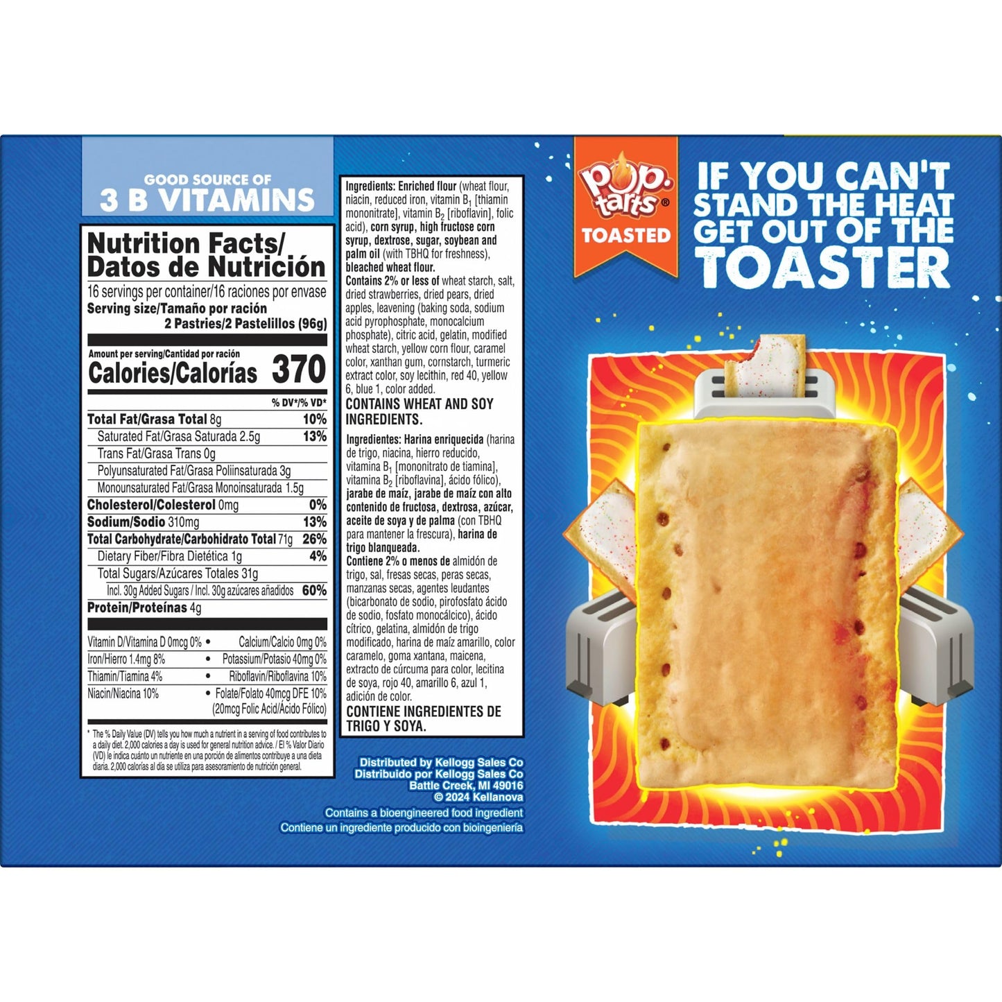 Pop-Tarts Toaster Pastries, Breakfast Foods, Kids Snacks, Frosted Strawberry (32 Pop-Tarts)