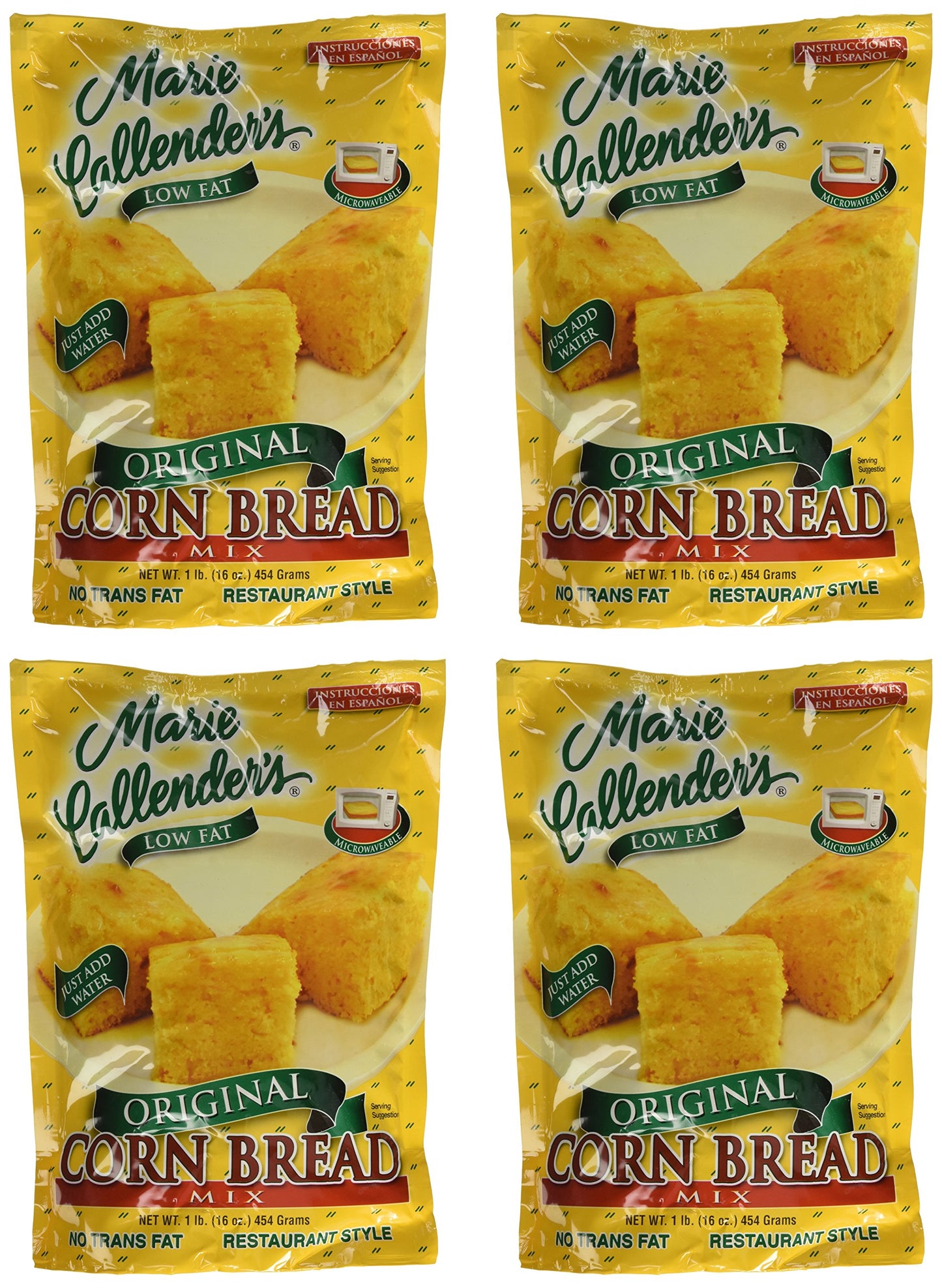 Marie Callenders Original Corn Bread Mix 16 Oz (4-Pack)
