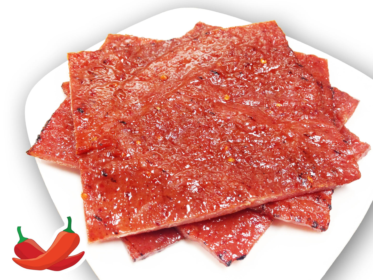 Singapores Famous Street Snack - Fire-Grilled Pork Jerky (Sweet Spicy, 8 oz)  Grilled Fresh & Shipped Same Day  L.A. Times ''Han