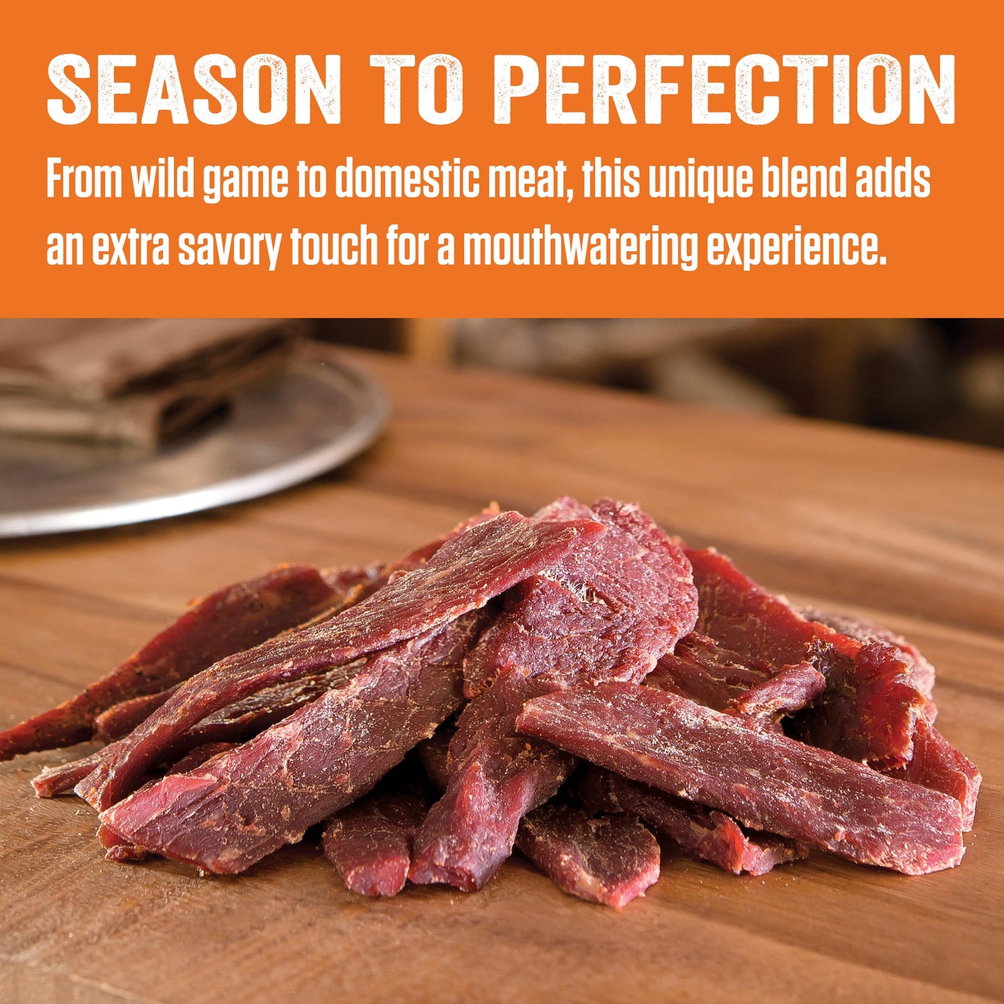 Lem Products Backwoods Cajun Jerky Seasoning, Ideal For Wild Game And Domestic Meat, Seasons Up To 25 Pounds Of Meat, 22.2 Ounce Packet With Pre-Measured Cure Packet Included