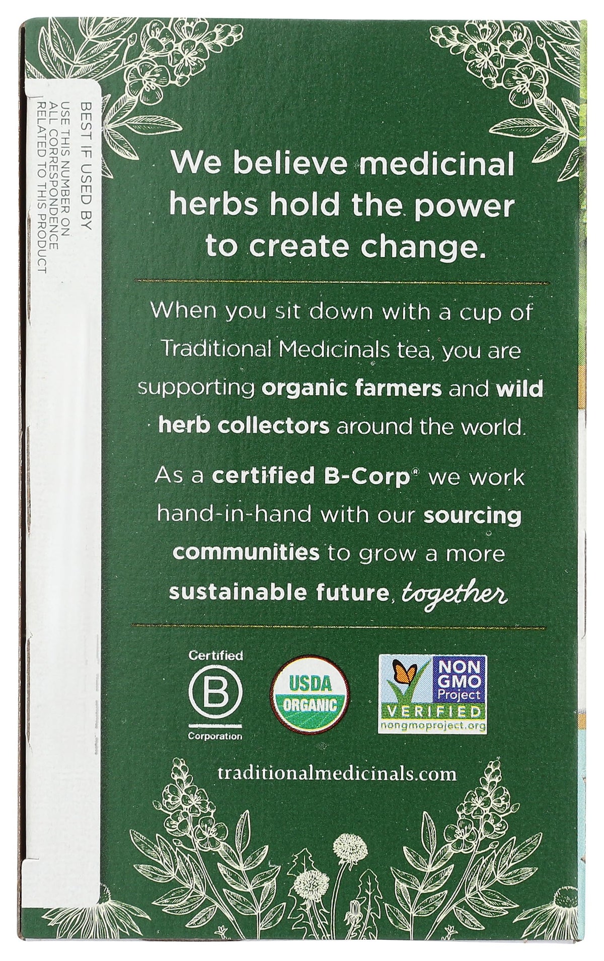 Traditional Medicinals Organic Spearmint herbal tea, Fair Trade Certified, 16 ct
