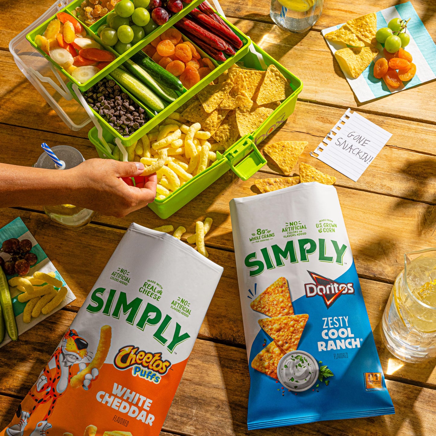 Cheetos Cheese Snacks, Simply White Cheddar Puffs, 8 oz