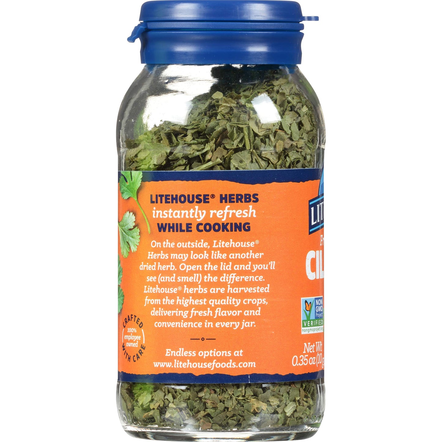 Litehouse Freeze Dried Cilantro - Organic Non-GMO Seasoning - 0.35 Ounce 6-Pack