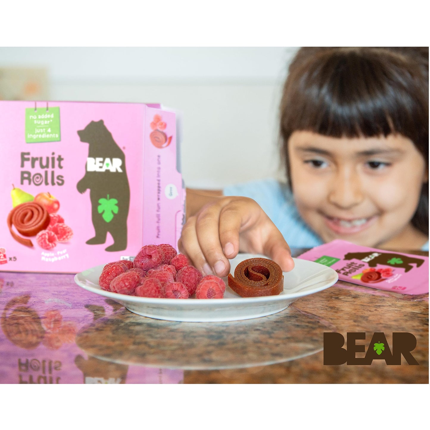 Bear Yoyo Fruit Roll Raspberry Multipack, 3.5 Oz