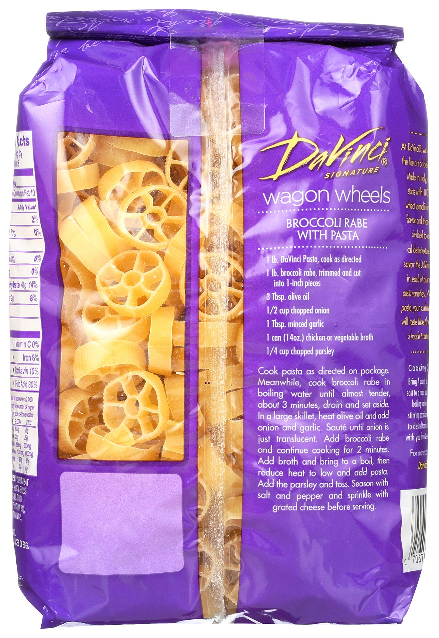 Davinci, Pasta Wagon Wheels, 16 Oz, (Pack Of 10)