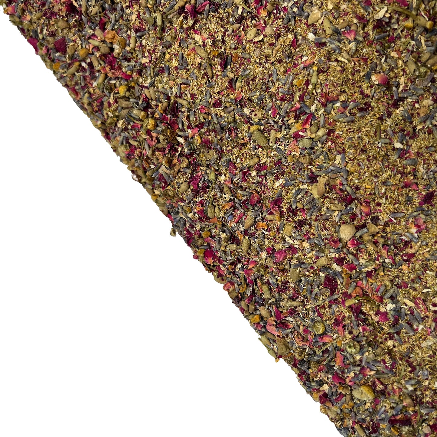 Peace O Mind Herbal Blend - Chamomile, Red Rose Petals, Lavender | Natural Caffeine Free Tea & Smoke Blend By Tree Fifty Four | 30 Cups