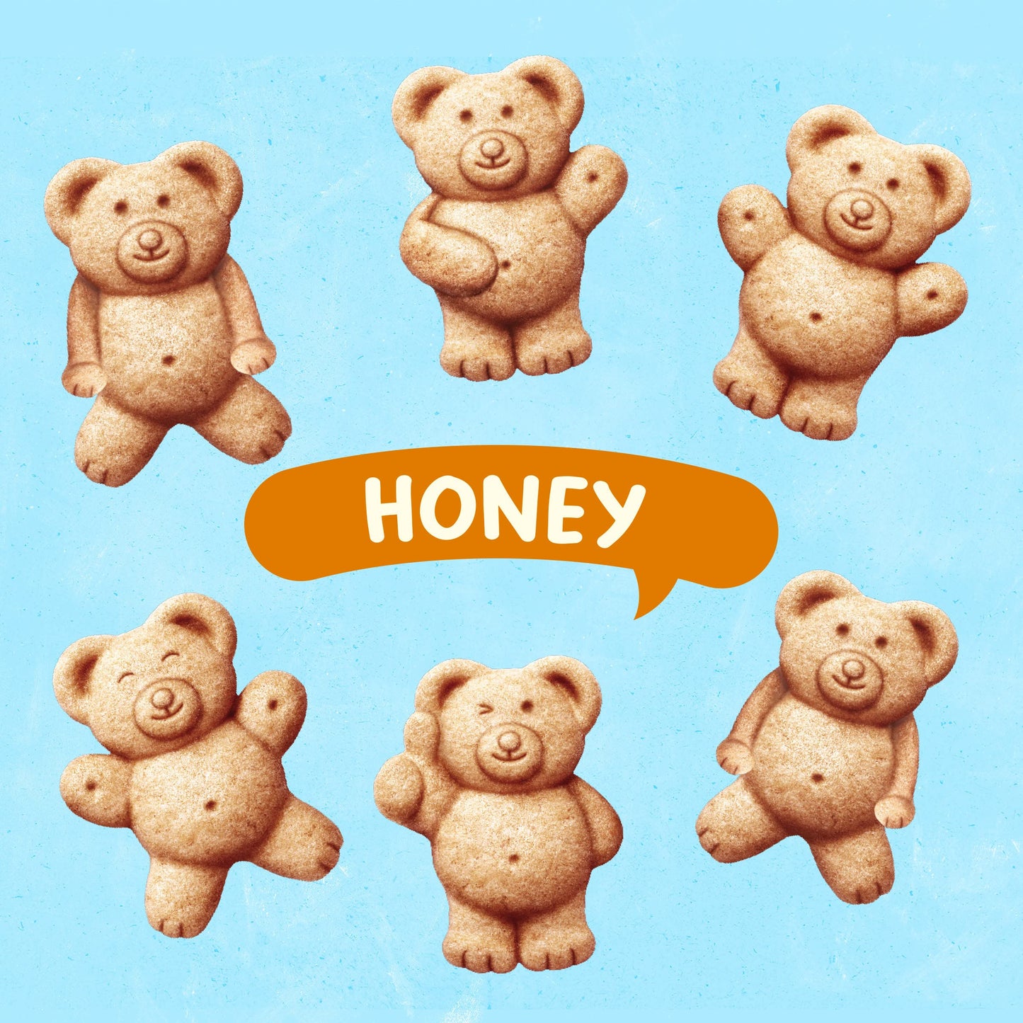 Teddy Grahams Honey Graham Snacks, 10 Oz