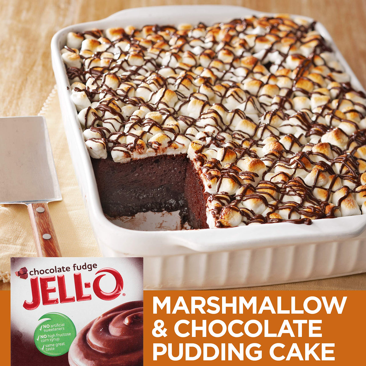 Jell-O Instant Chocolate Fudge Pudding & Pie Filling, 3.9 oz Boxes, Pack of 6