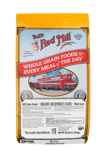 Bob'S Red Mill Organic Buckwheat Flour, 25 Pound