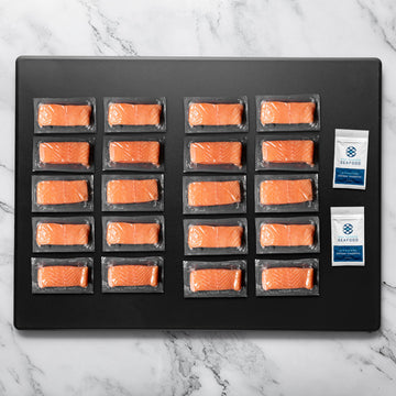 Rastelli's Faroe Island Salmon (20 ct) 6 oz Portions, 7.5 lbs. Total