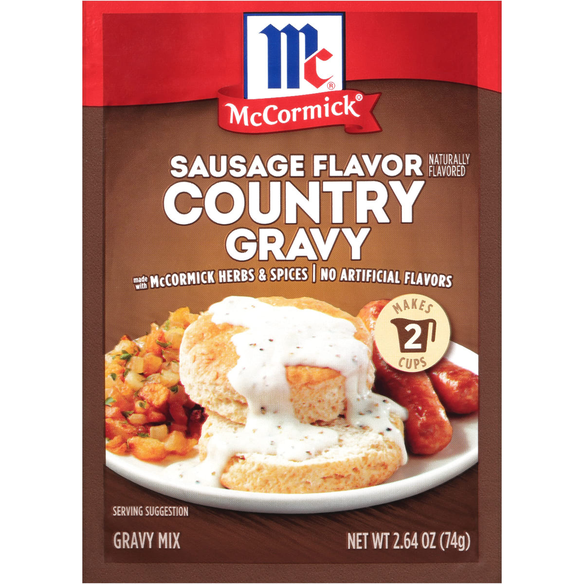 Mccormick Sausage Flavor Country Gravy Mix, 2.64 Oz