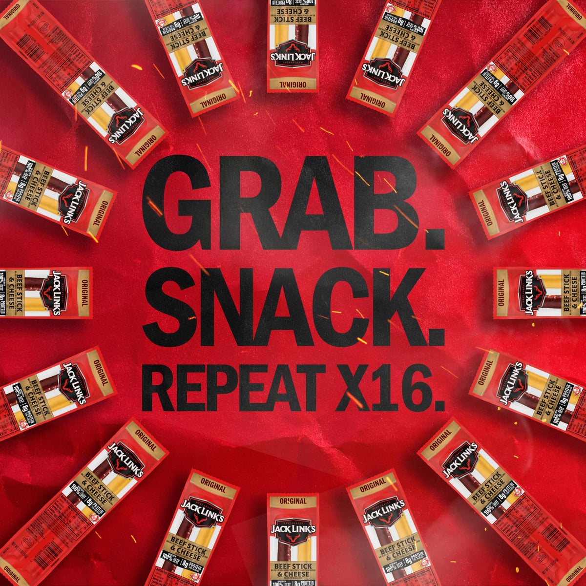Jack Link s Original Beef & Cheese Combo, Classic Snack Pack, Made with 100% Beef and Real Wisconsin Cheese, 8g protein, Great